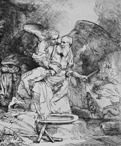 Il sacrificio di Abramo da Rembrandt van Rijn